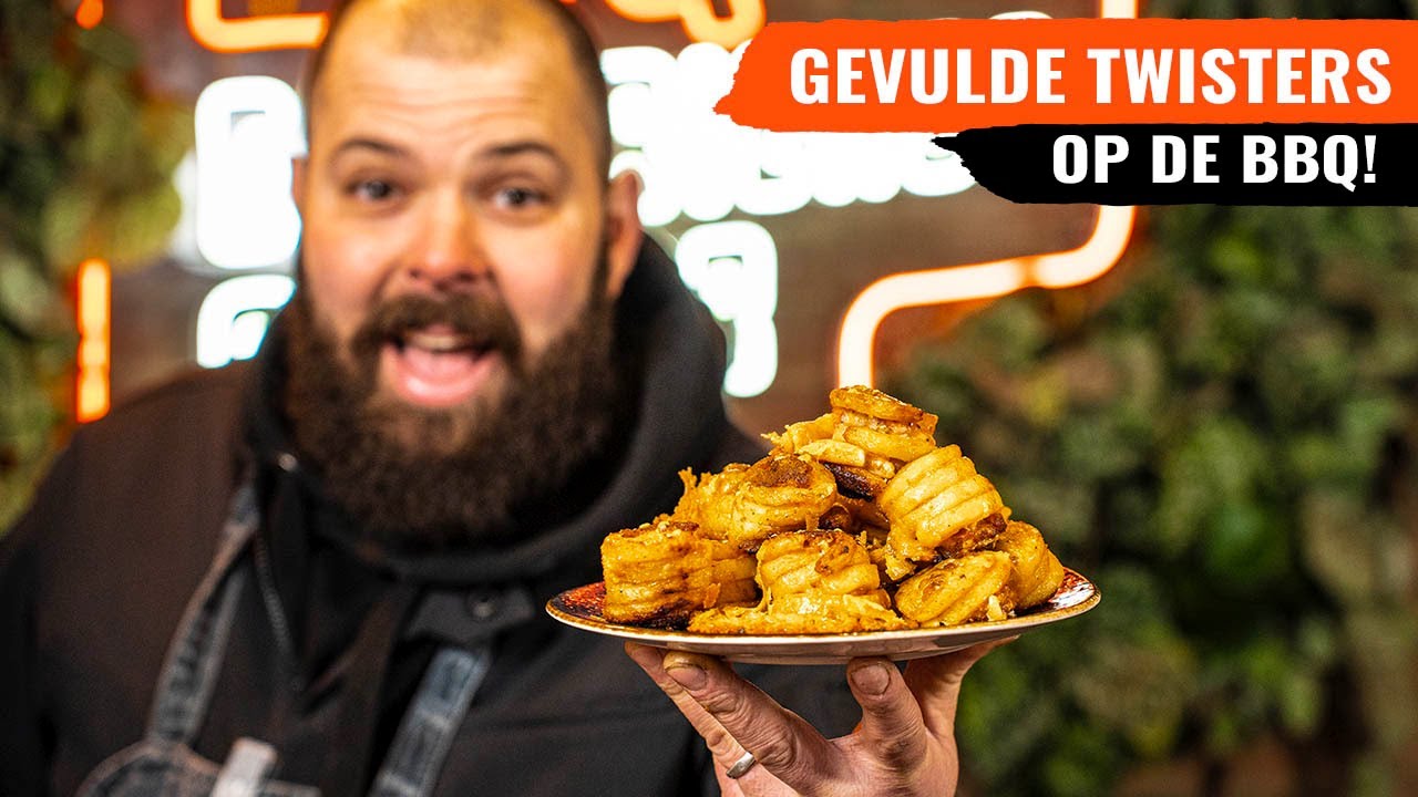 BBQ SNACK - Gevulde Twisters met Spicy Gehakt en Cheddar 🧀