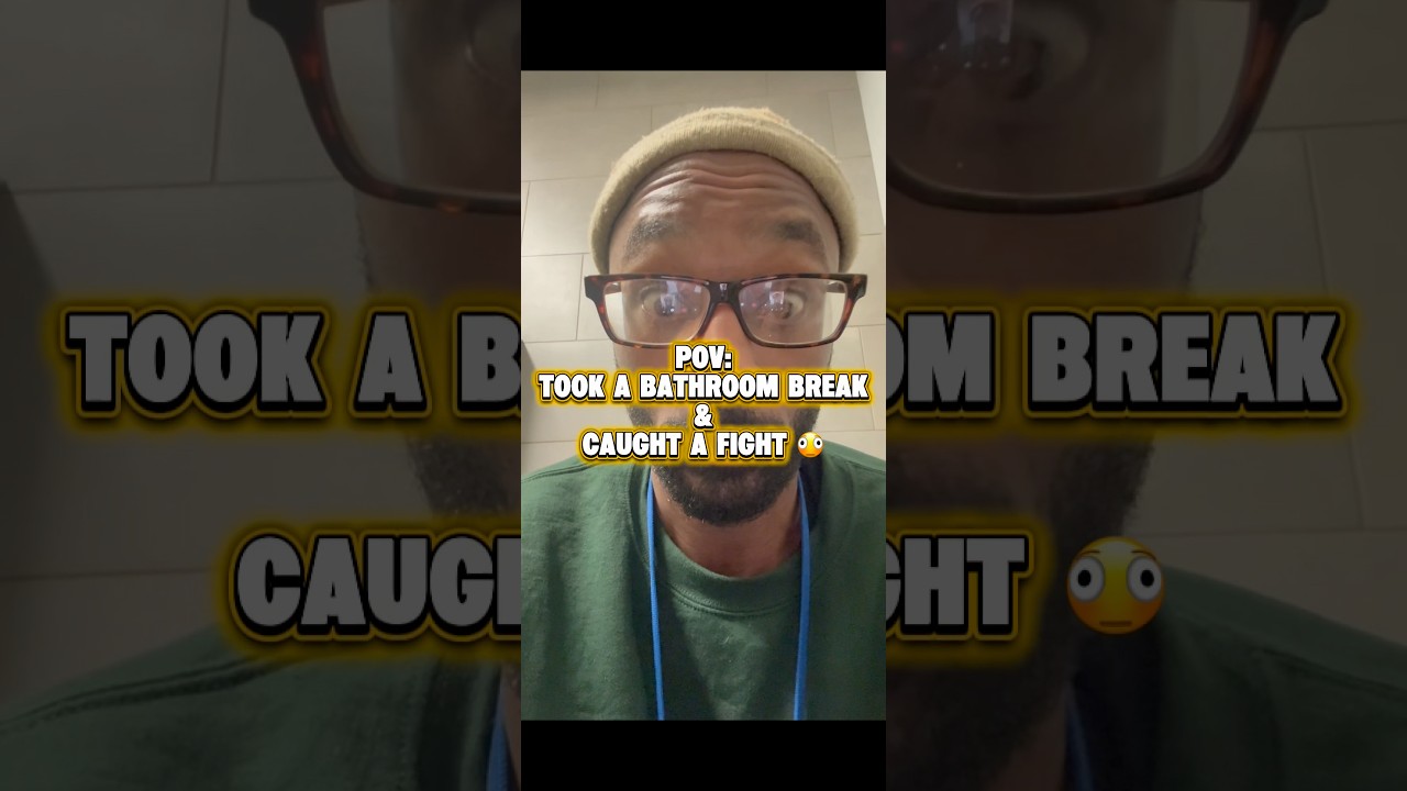 Bathroom break 🫪