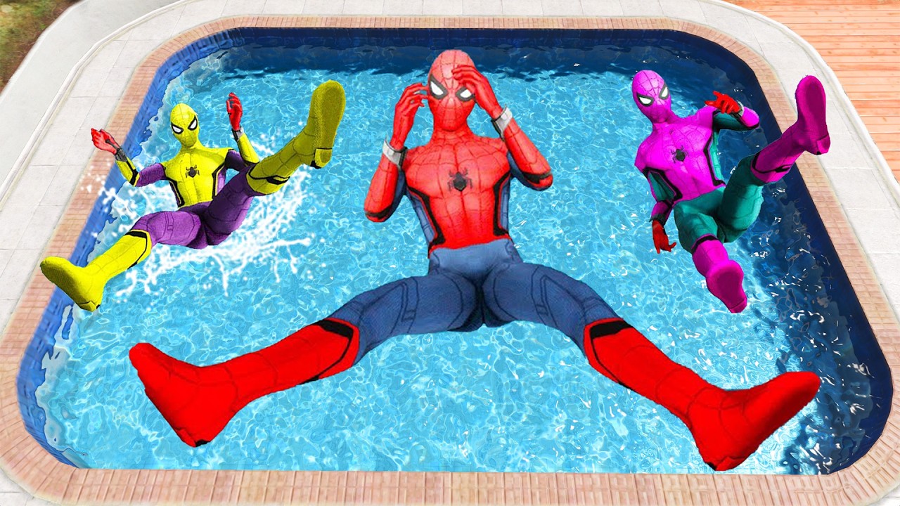Spiderman ragdolls GTA Fleet #75