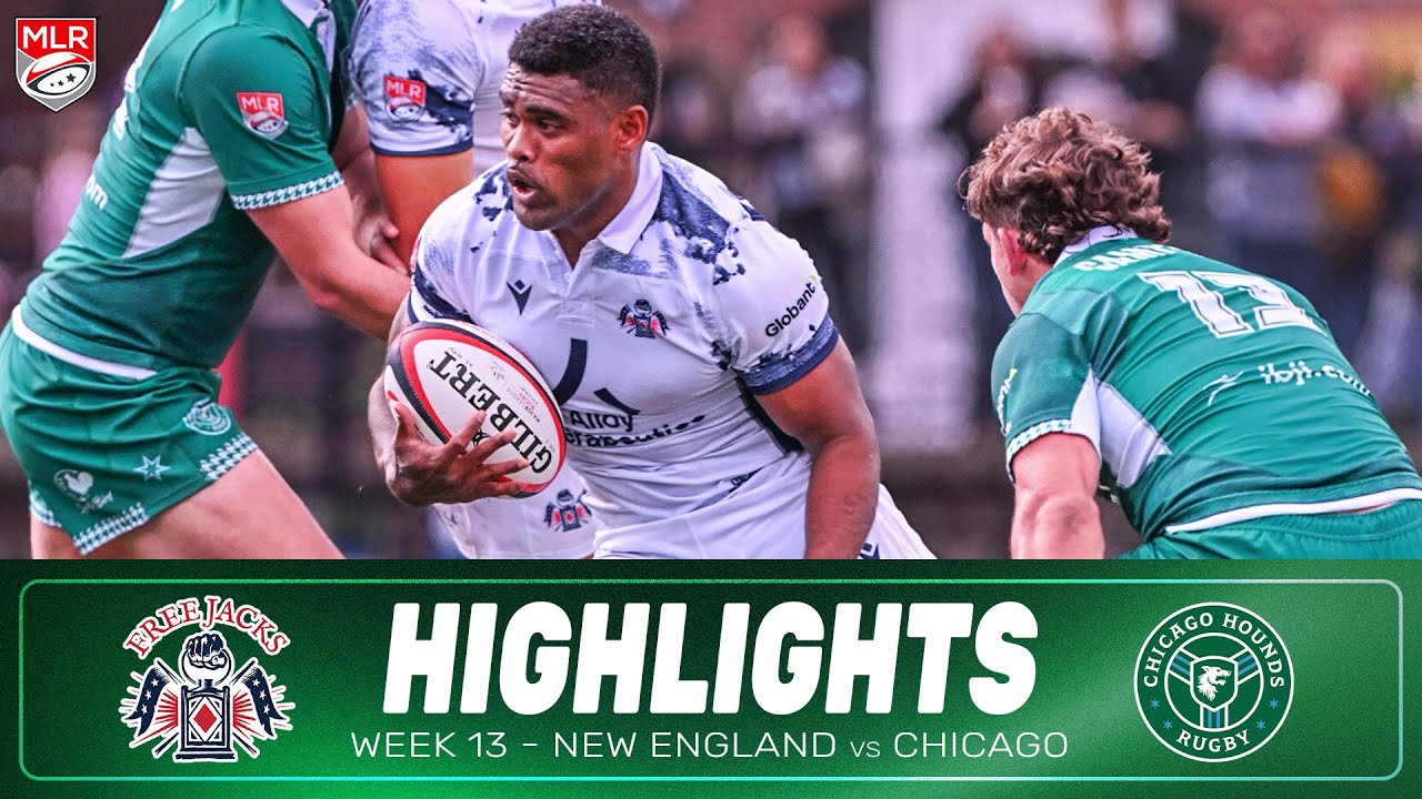 New England Free Jacks vs Chicago Hounds | All Tries | Week 13 Major League Rugby Highlights