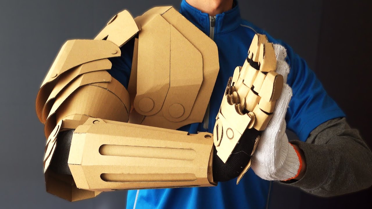 ダンボールでオートメイルを作る/鋼の錬金術師/Edward Elric's Auto-Mail Cardboard DIY - Fullmetal Alchemist #つくるさん