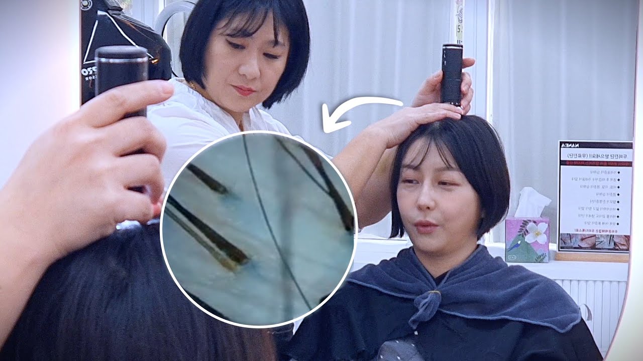 ASMR 💆‍♀️편집자도 잠이 오던 시원한 헤드스파 수면 팅글