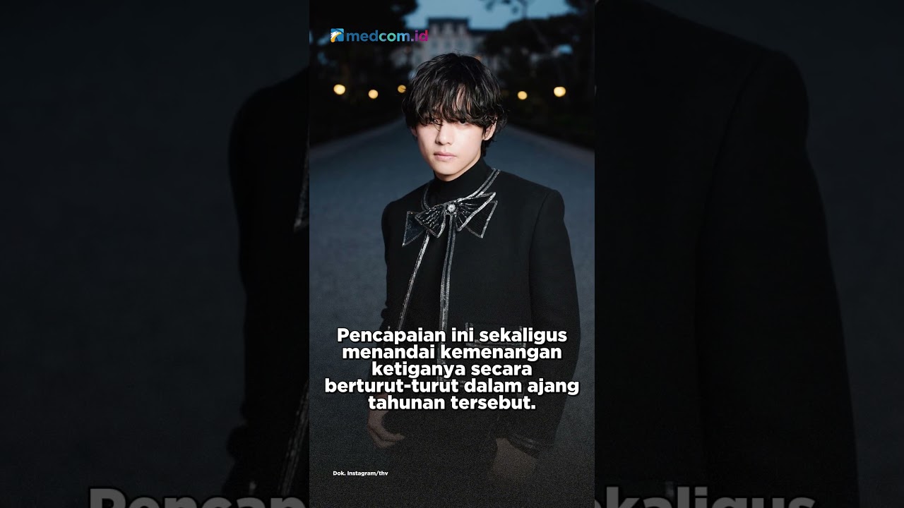 VISUAL KING! V BTS DINOBATKAN JADI PRIA TERTAMPAN DI DUNIA 2025