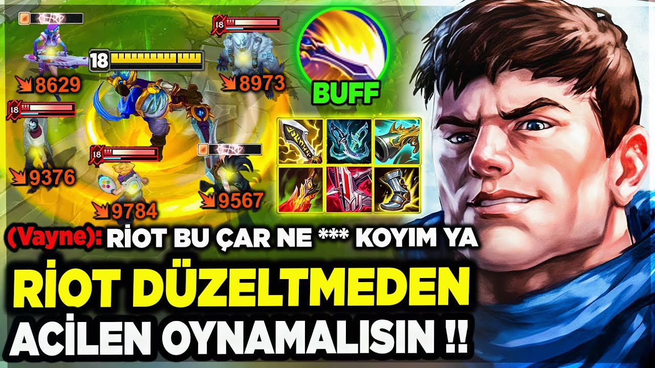 %100 KRİTİK GAREN BUFF !! RİOT PİŞMAN OLACAK !! GAREN ORMAN !!