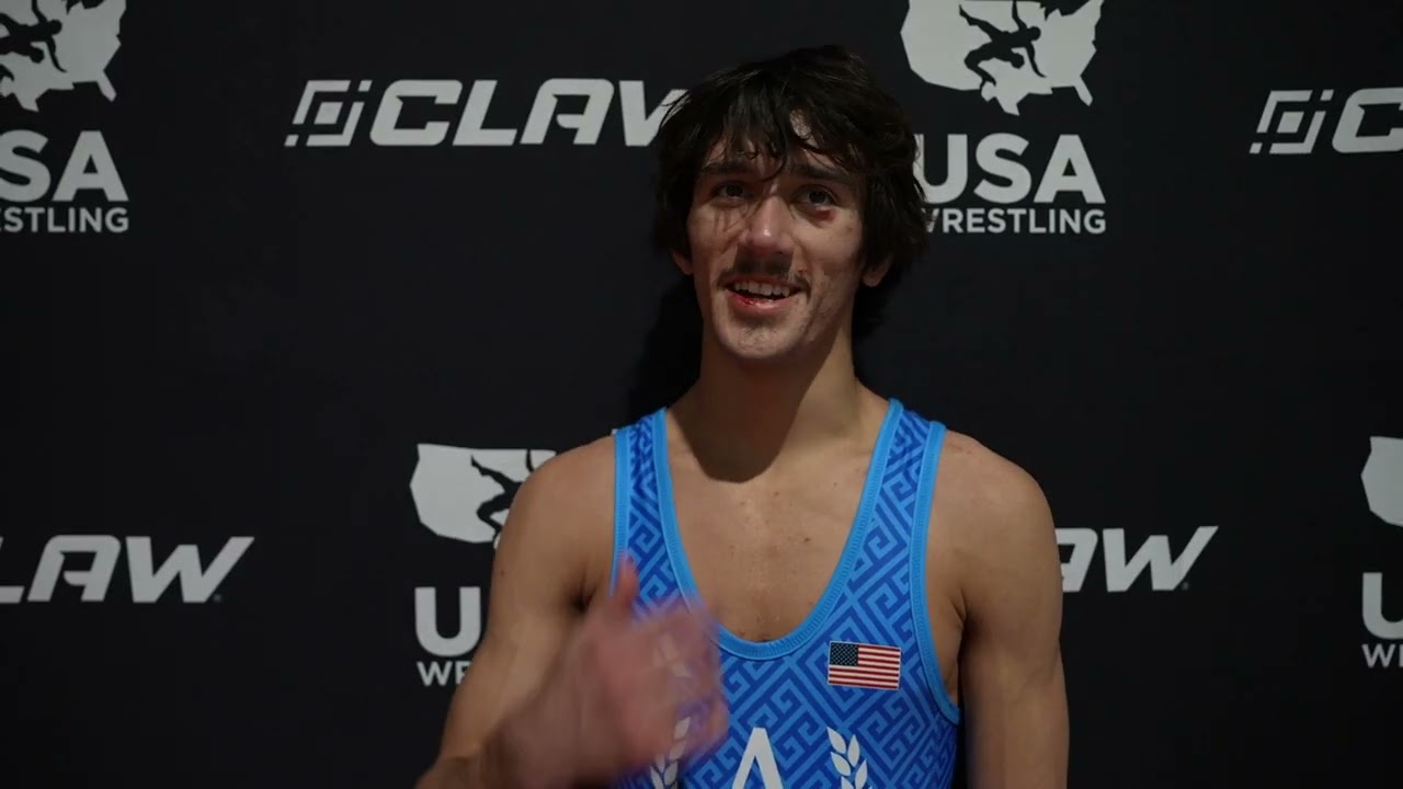 Kyler Larkin wins 2025 U20 Freestyle Nationals at 61 kg