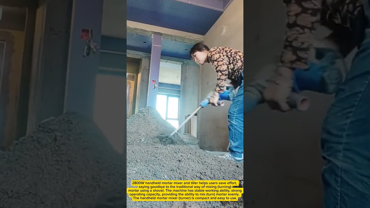 Handheld Concrete Mixer #workers #build