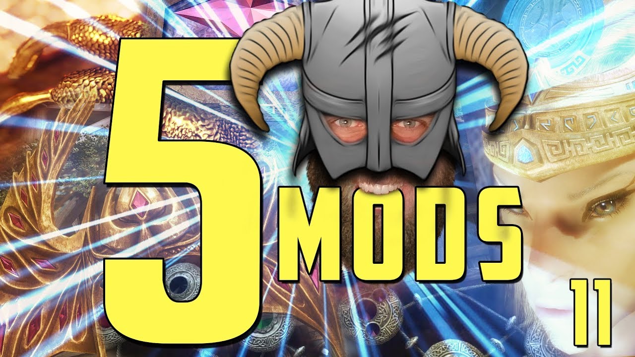 🐉 OOH SHINY! | 5 MODS for SKYRIM SE