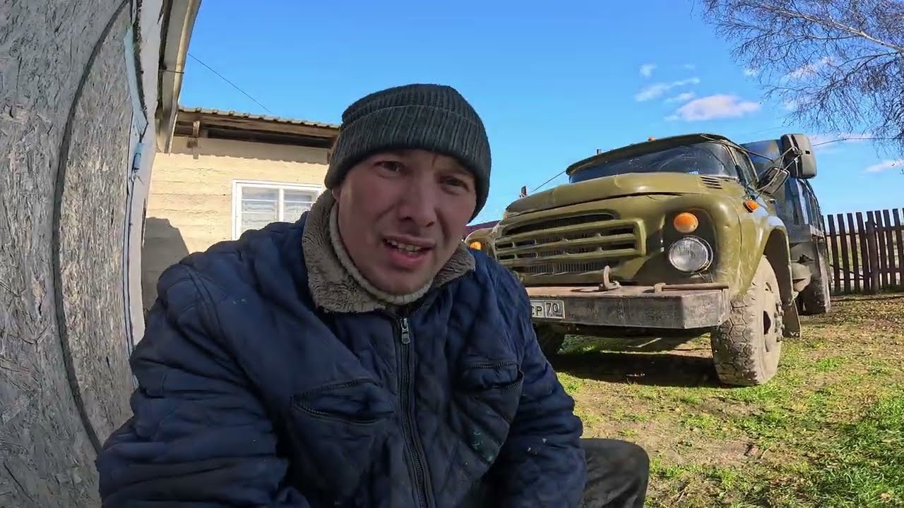 ЗИЛ в работе: Возим дрова, коптим рыбу!