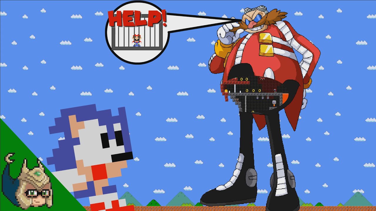 Соник спасает Марио из ГИГАНТСКОГО ЛАБИРИНТА Эггмана (Sonic vs Eggman)