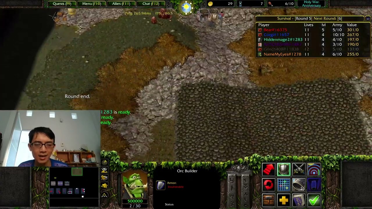 Holy War: Anniversary 1.32a - Random races  - Orc - win