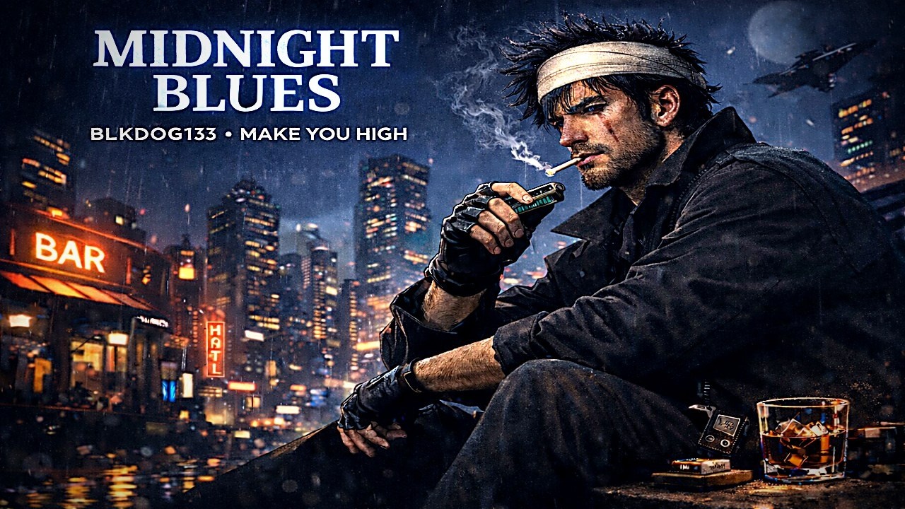 🌧️🔥 진짜배기 남자들에게 바칩니다 | MIDNIGHT BLUES - BLACKDOG133