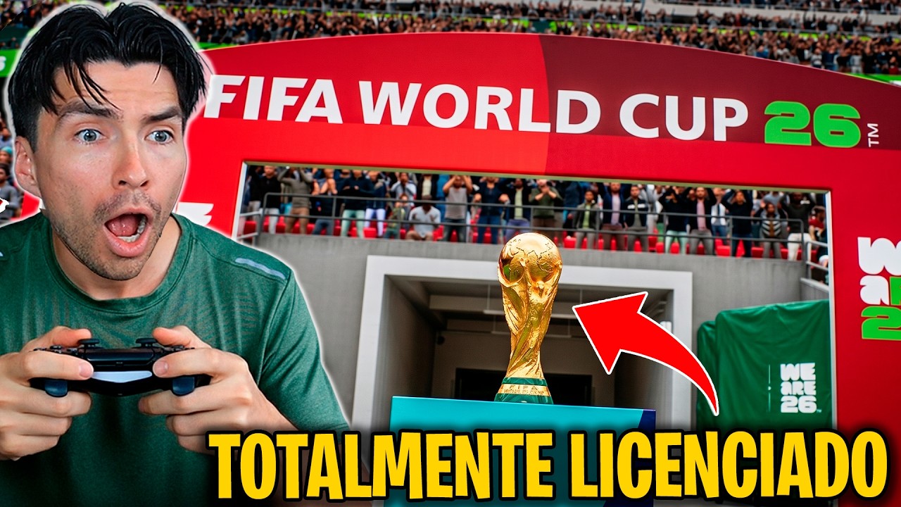 EL MUNDIAL en FC 26 COMPLETAMENTE LICENCIADO con este PARCHE! ES OTRO JUEGO! 😱