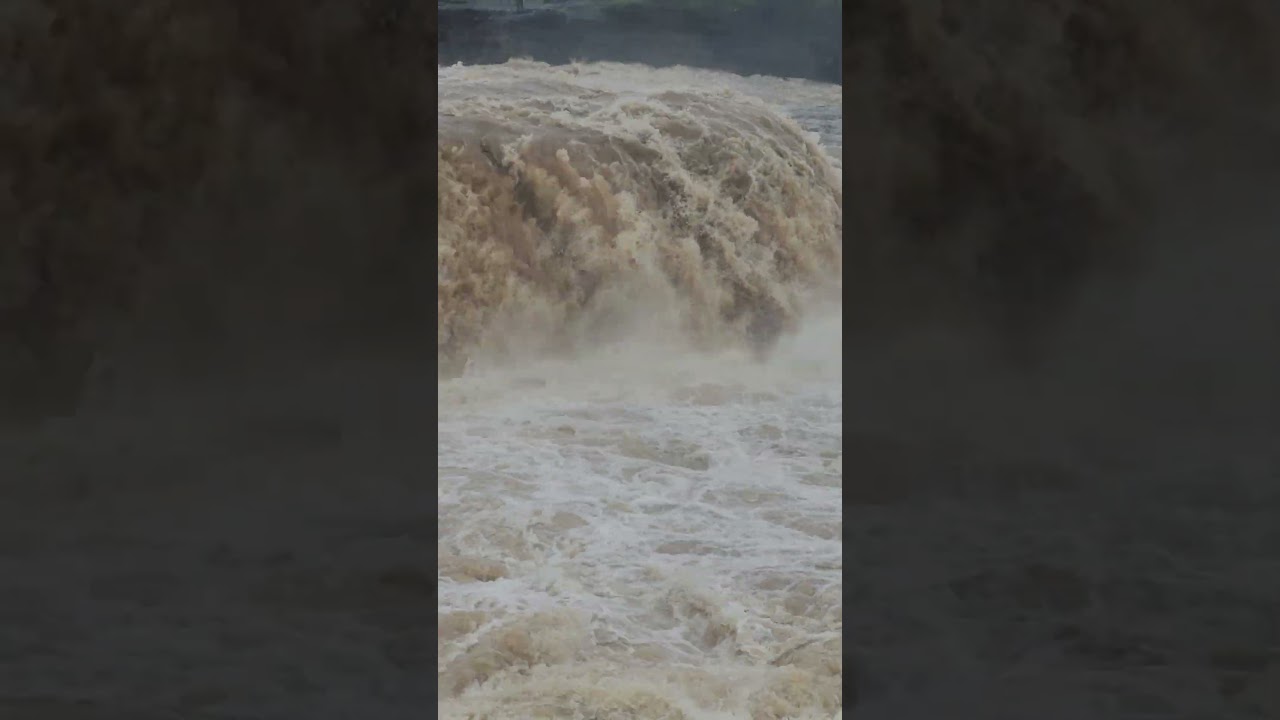 Someshwar Waterfall Nashik Flooded #shorts #nature #waterfall #godavari #river #flood #2026