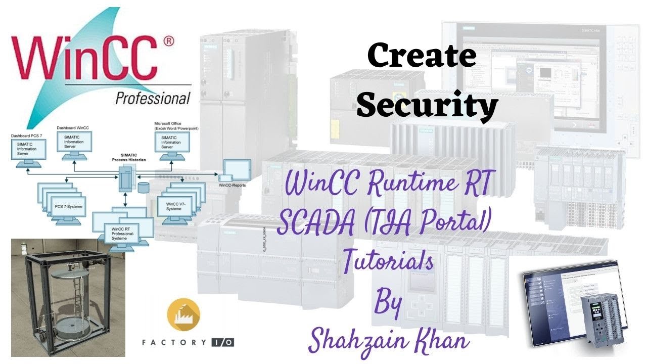 WINCC RT SCADA - Tutorial 15 - Create Security