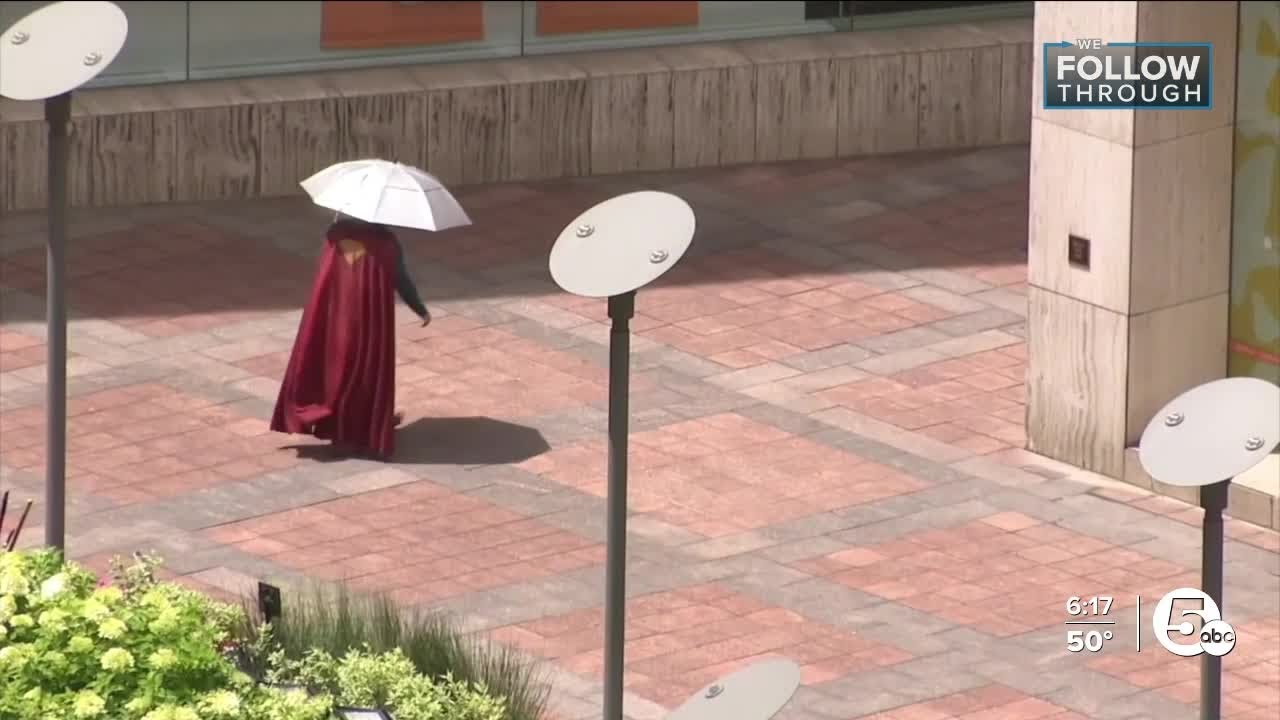 Did filming Superman this summer in Cleveland bring the city big bucks?