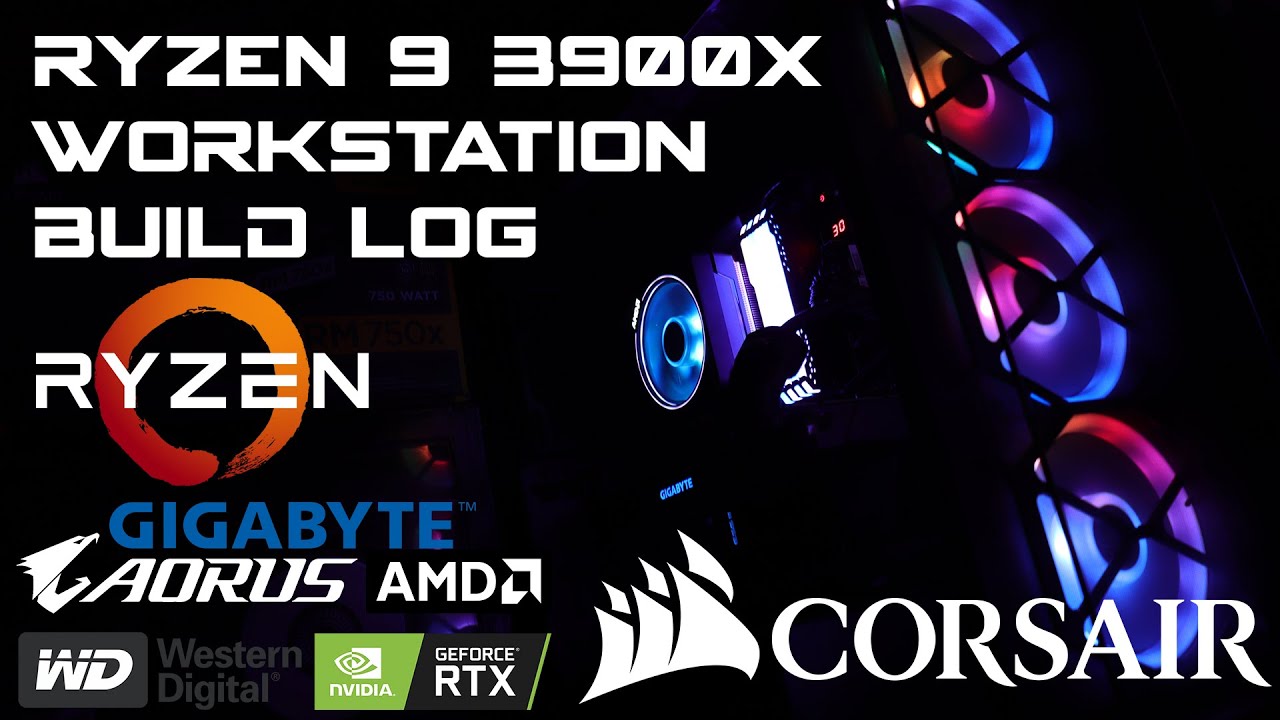 My 1st AMD Build [Ryzen 9 3900X Workstation Build Log]