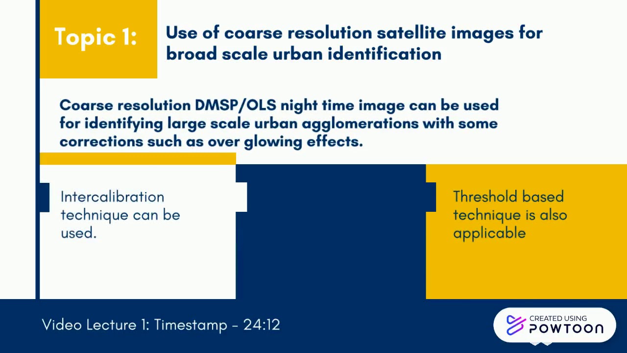 Urban growth patterns analysis