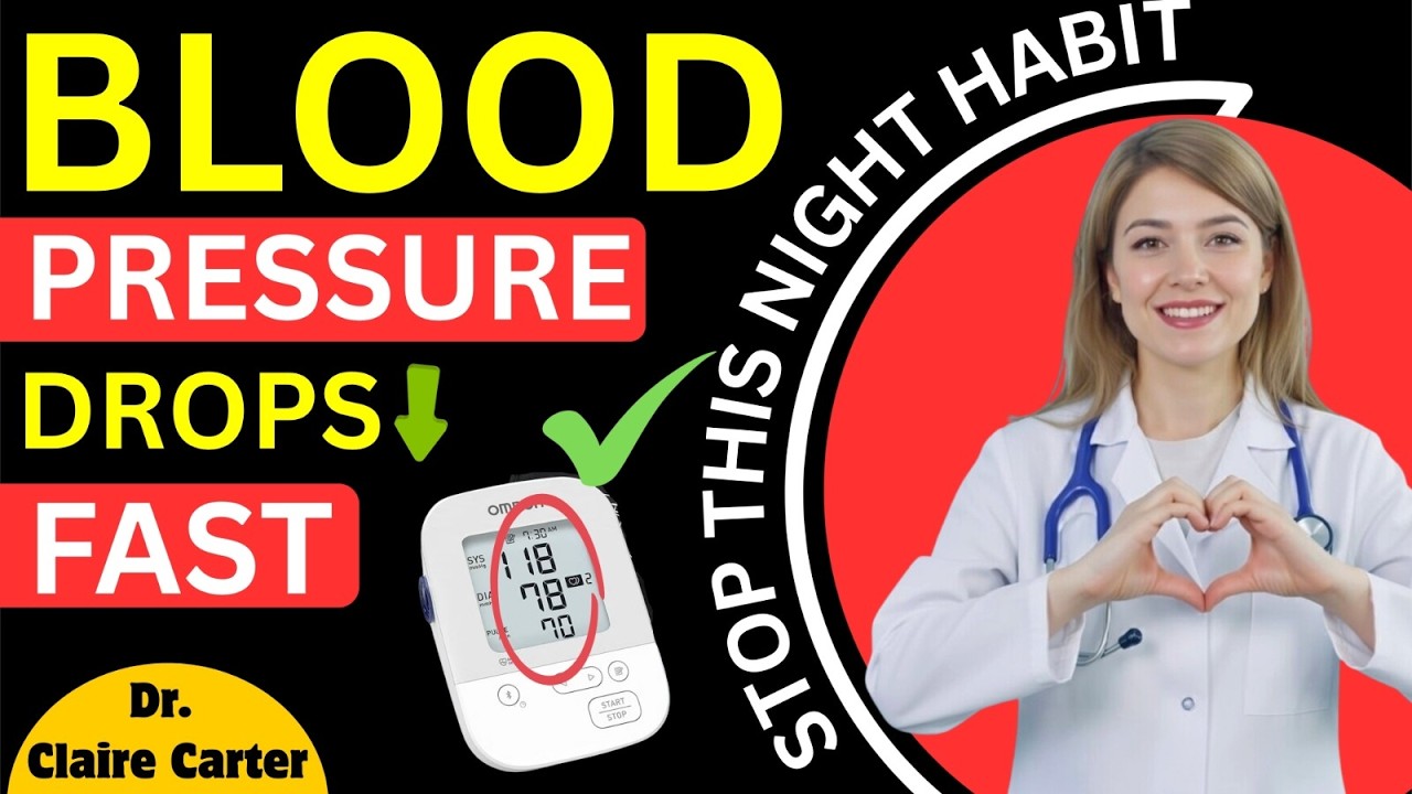 Stop This One Night Habit Blood Pressure(Hypertension) Drops Almost immediately! | Dr. Claire Carter