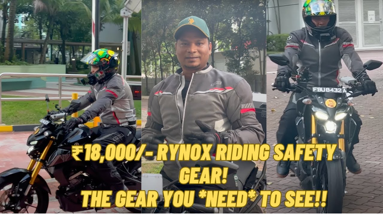 ₹18,000/- Worth Riding Gears!! Rynox Looks INSANE on the Road! Check these Must-Have Gear!