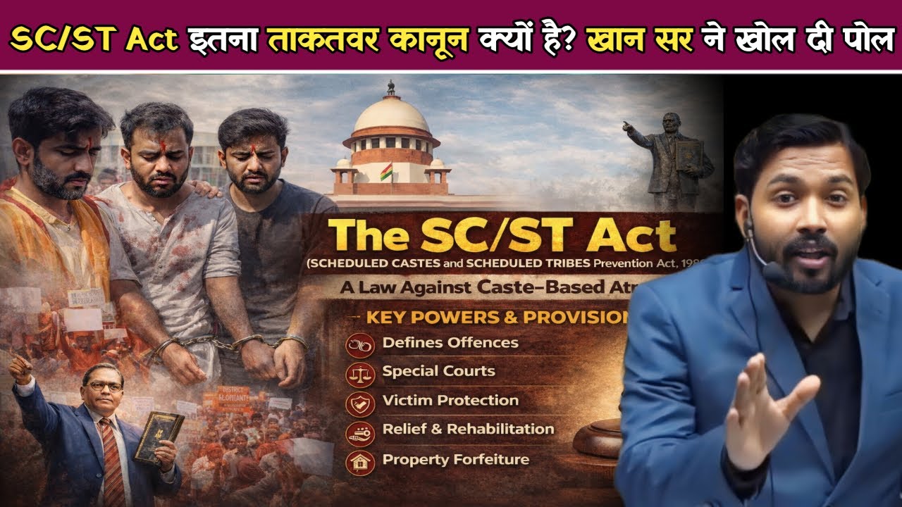 SC/ST Act इतना ताकतवर कानून क्यों है  खान सर ने खोल दी पोल | How Powerful is the SC/ST Act.!