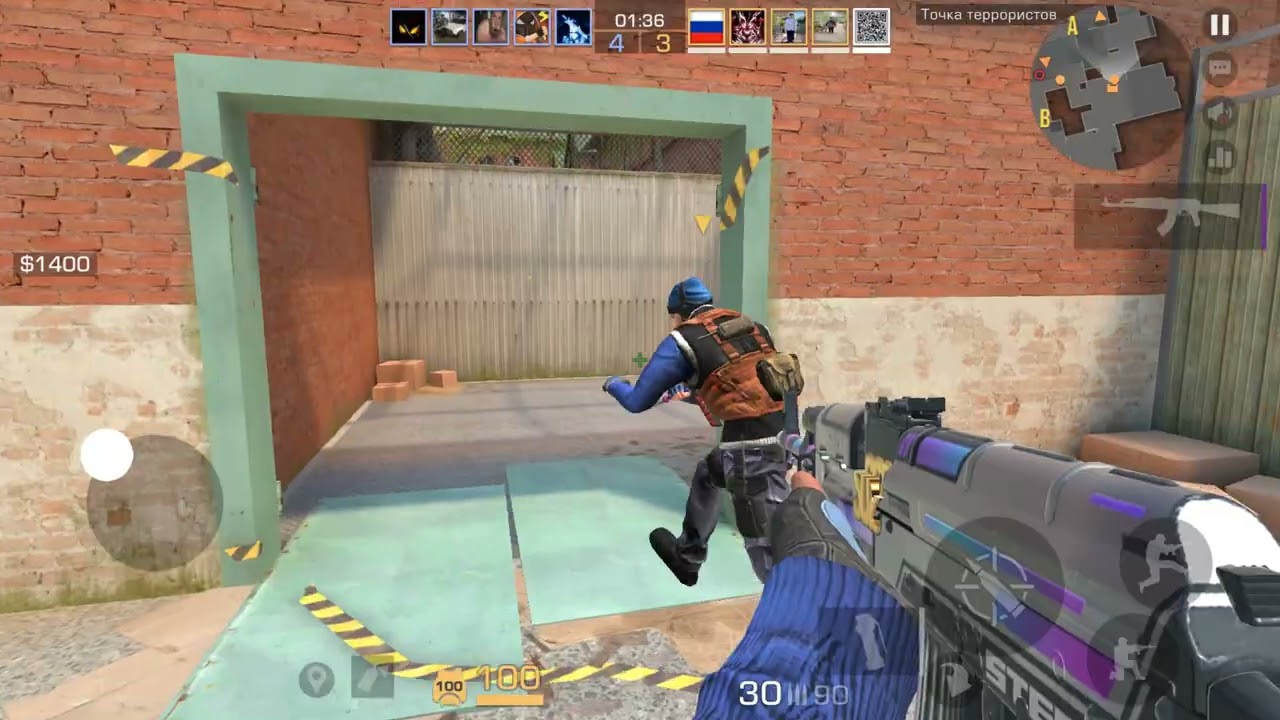 Знакомство со Standoff 2 - Уровень 79 - Закладка бомбы карта Rust