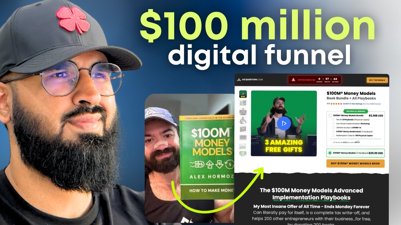 Alex Hormozi’s $100m Digital Dropshipping Funnel REVEALED! (And You Can Copy It…)