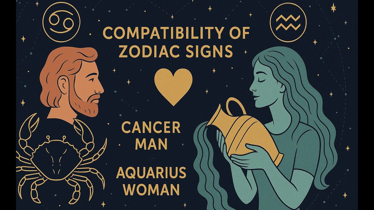 Cancer Man & Aquarius Woman Compatibility: Can Love Survive Between Water and Air?