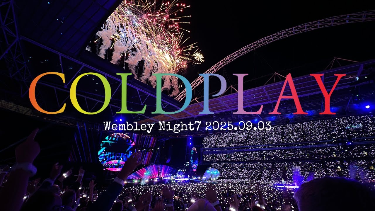 Coldplay London Wembley N7 2025.09.03 - Music of the Spheres World Tour 💫 🩵  #coldplay #coldplaylive