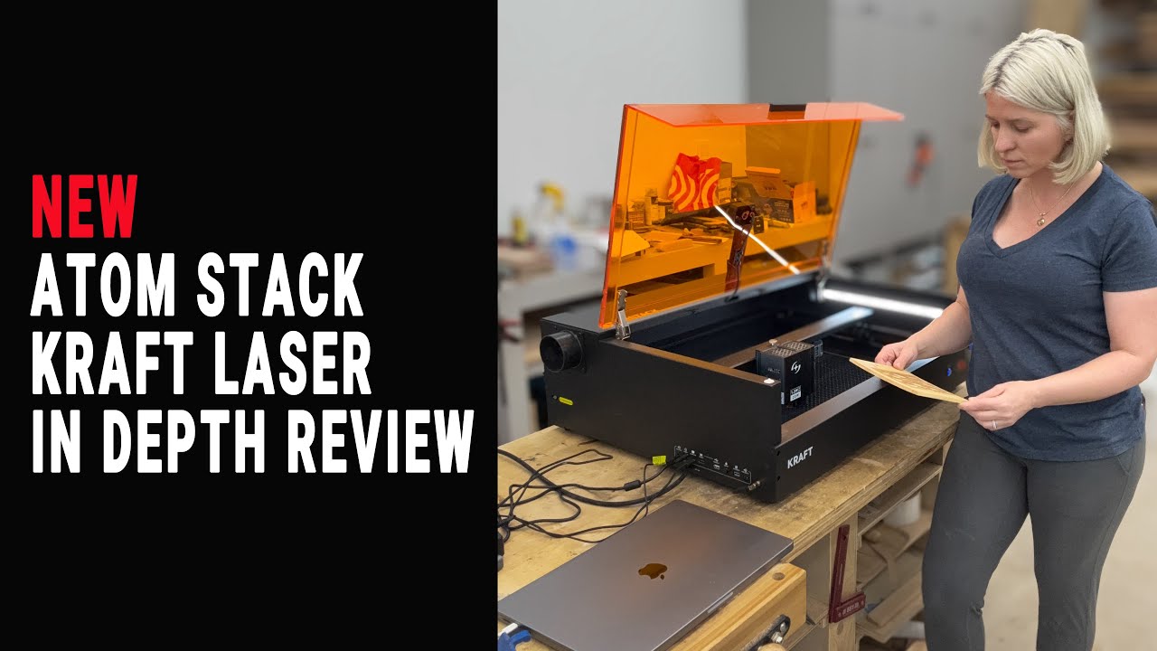 AtomStack NEW laser engraver. Meet AtomStack Kraft, most Innovative Laser Engraving machine