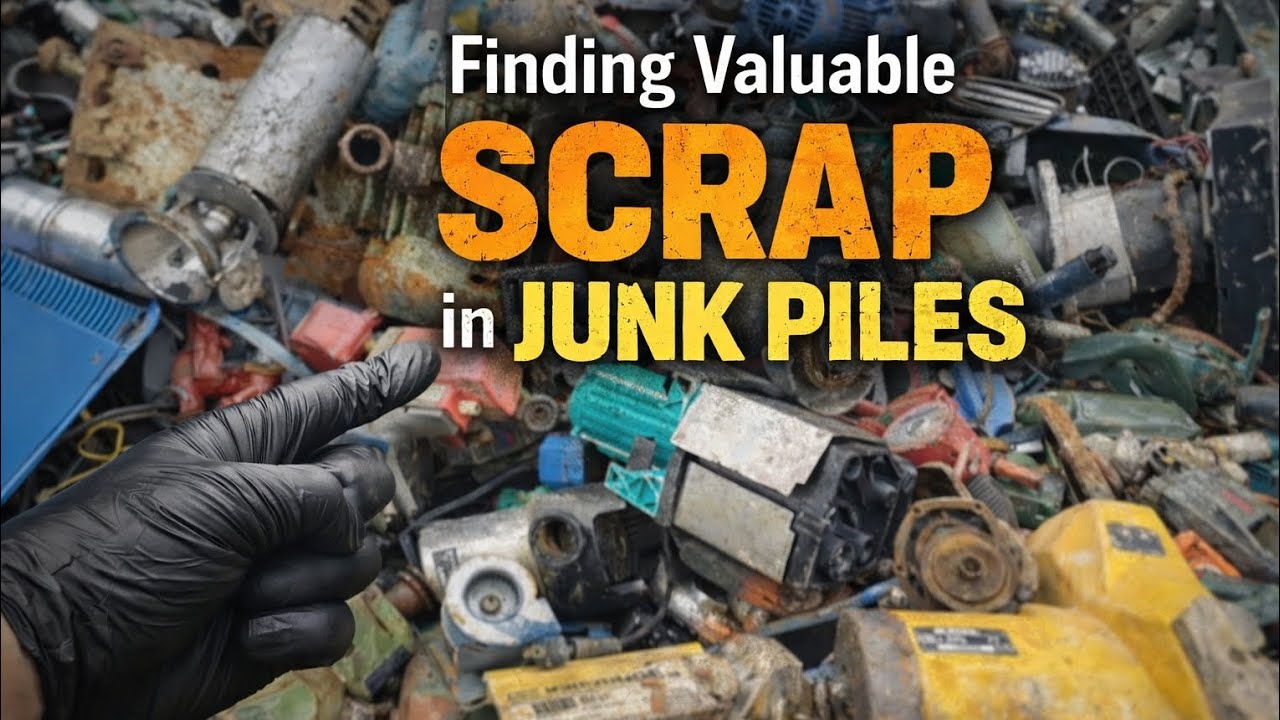 Znajdowanie cennego złomu w stertach śmieci 💰 Ukryte skarby!