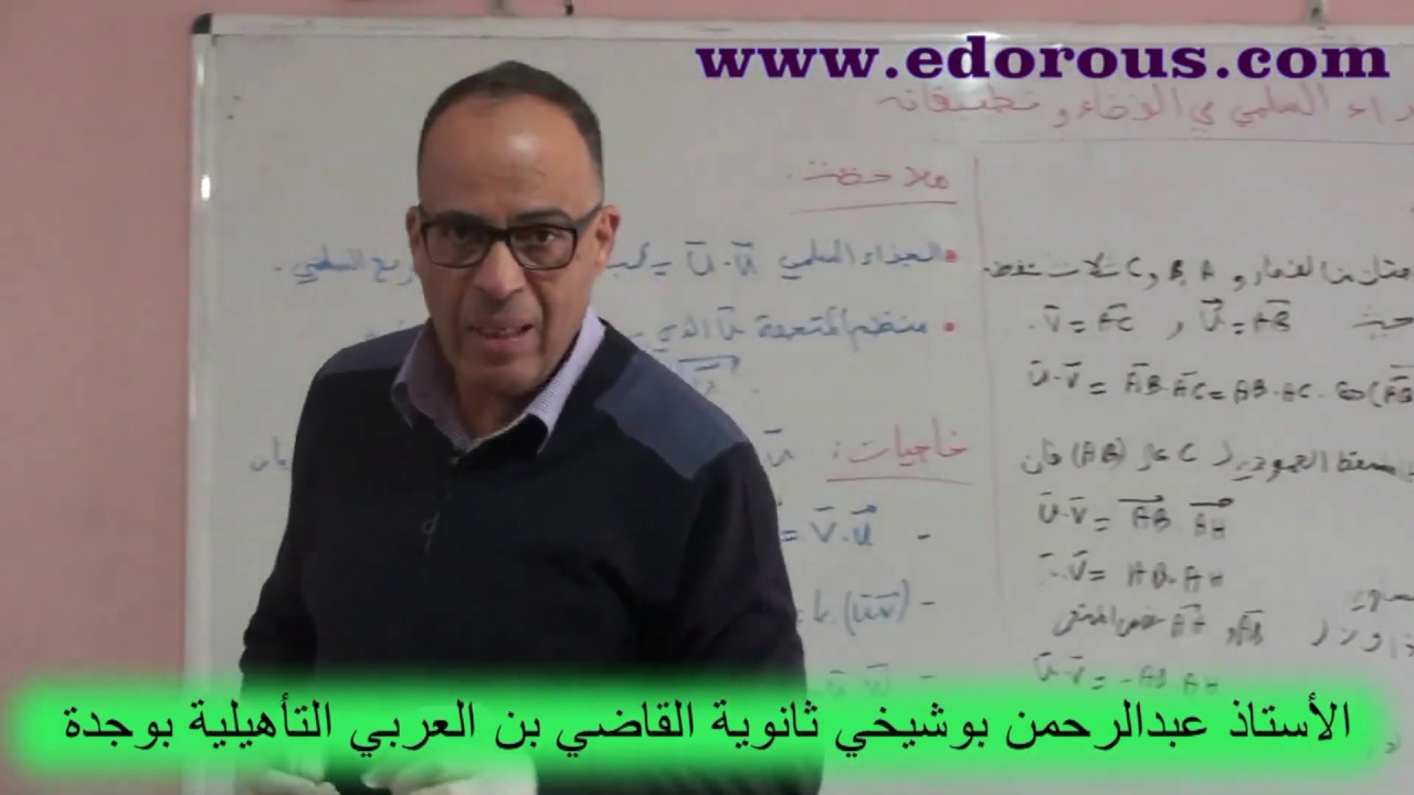 الجذاء السلمي في الفضاء وتطبيقاته  ـ الجزء 1 ـذ.عبدالرحمن بوشيخي ثأ.القاضي بن العربي التأهيلية وجدة