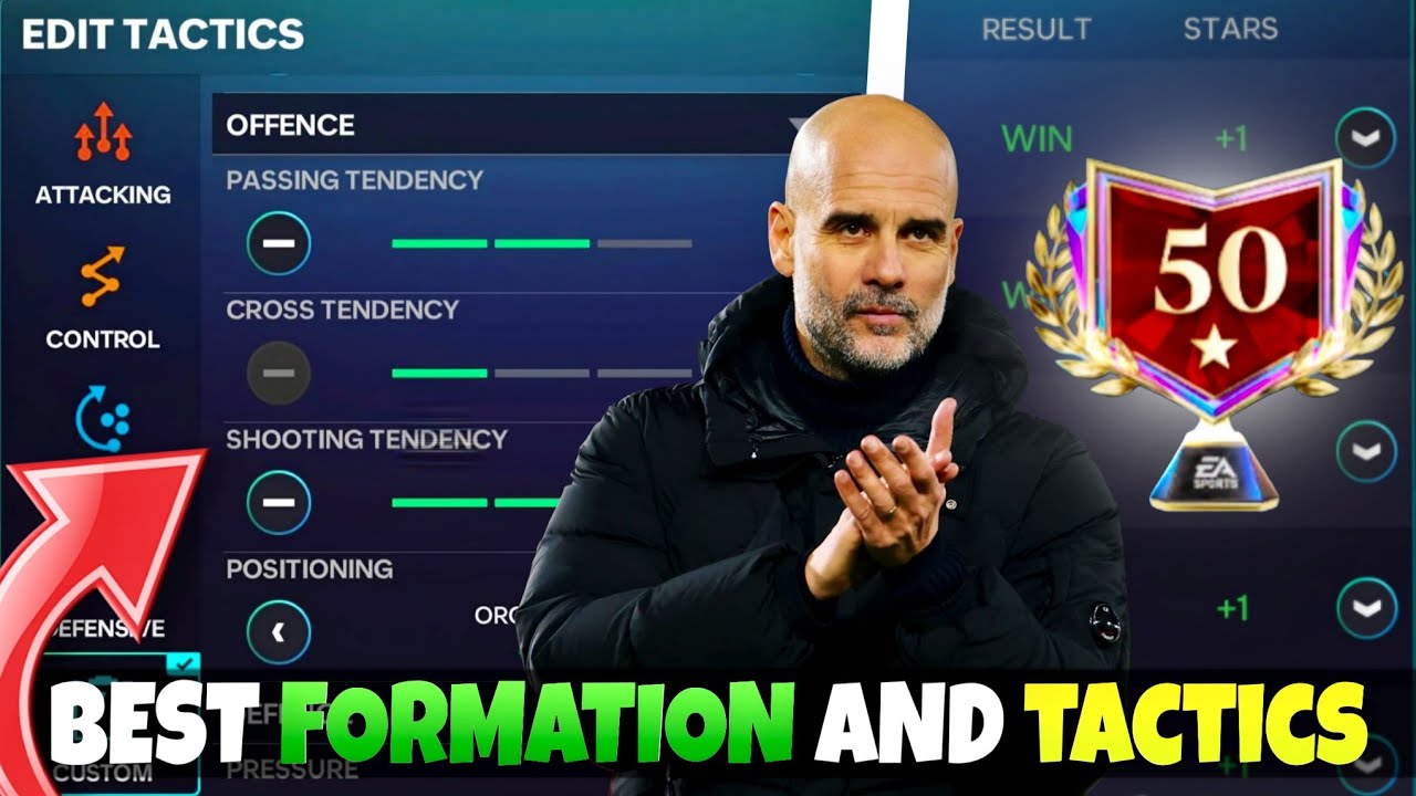 50⭐ Easily 🤫 | Best Manager Mode Tactics (August Season) | FC Mobile 26
