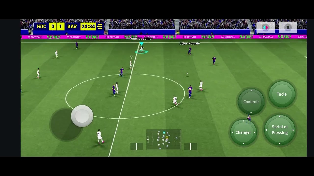 BARCA🆚REAL NIVEAUX LEGENDE😱😱