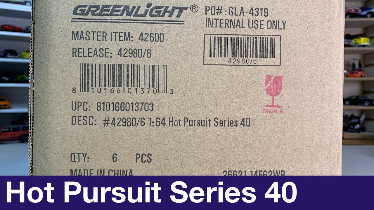 Unboxing Greenlight Hot Pursuit Series 40