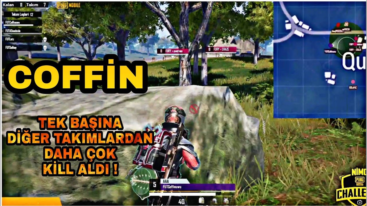 Coffin Solkay Lutz Turnuvada 2. Maç - Coffin Turnuvada Kille Doymadı - Coffin PUBG Mobile