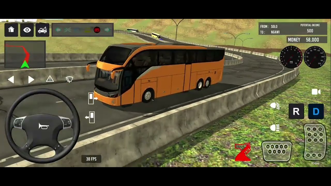 Indonesia Coach bus driving | Euro bus simulator 2026 Android gameplay #game 1 Part 72
