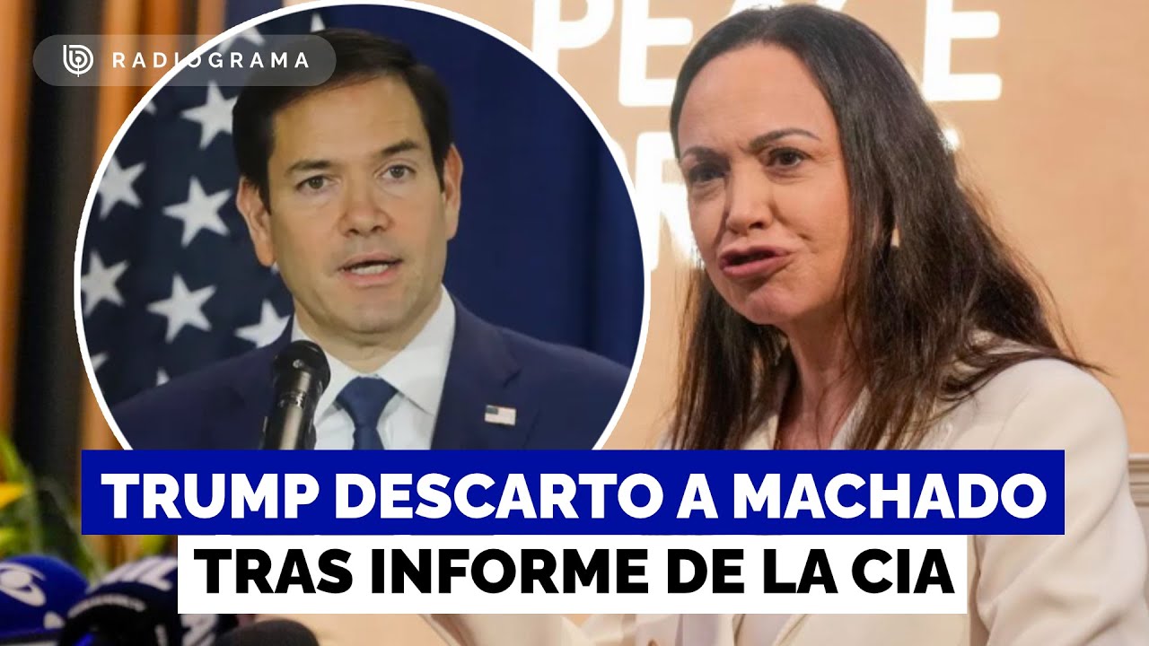 ¿Por qué Trump no respaldó a Corina Machado? Informe de la CIA y opinión Rubio determinantes