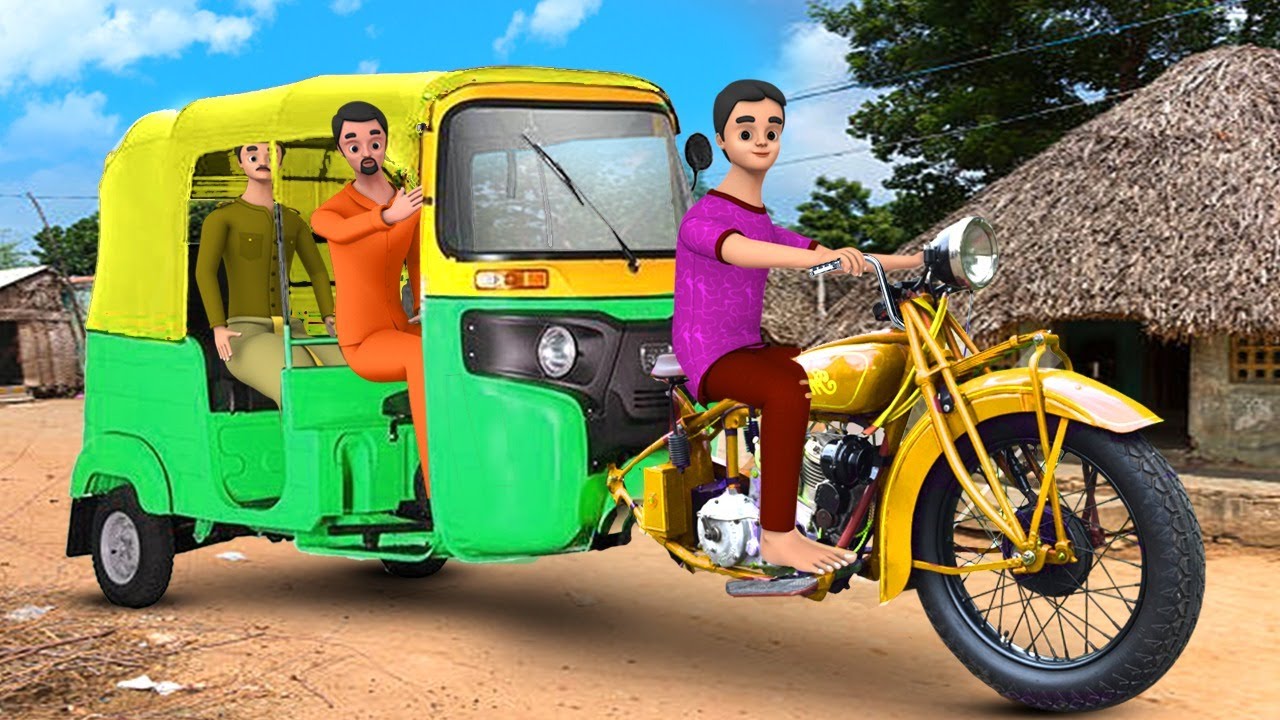 बाइक ऑटो वाला - Bike Auto Driver Story | Hindi Kahaniya | Maa Maa TV Short Stories | Village Stories