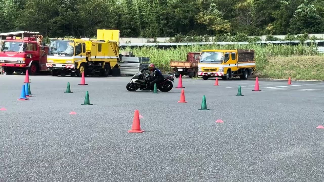 【GSX-S1000F】も～練 20250907 gsxs1000f ジムカーナ 摩托金卡纳 motogymkhana