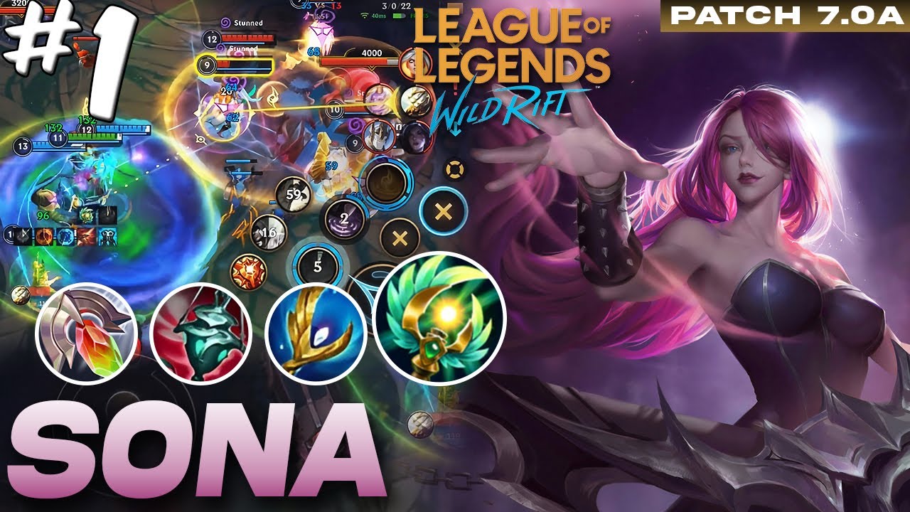 Easy support champ to climb! | Sona Gameplay #1 | Wild Rift