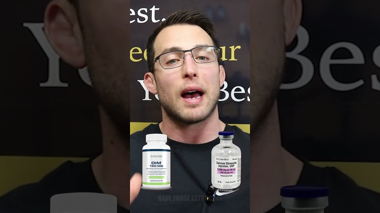 DIM and Calcium D-Glucarate for High Estrogen #trt #hrt #ytshorts