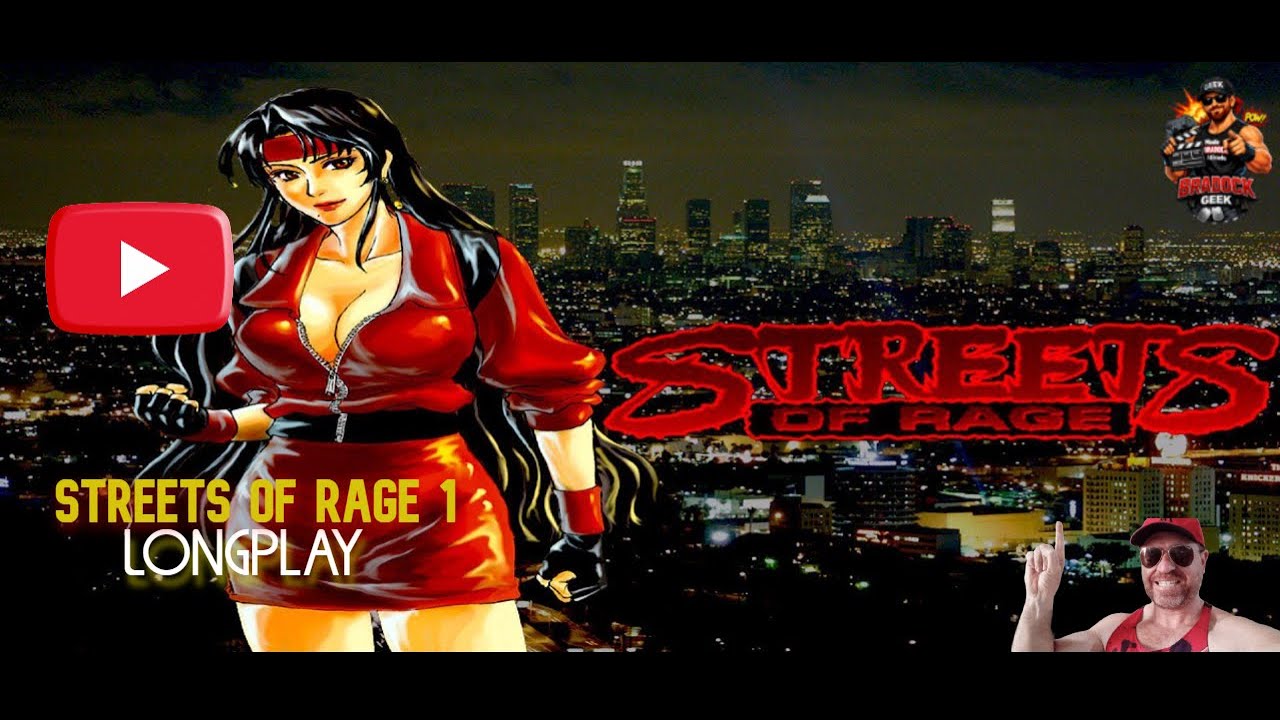 Gameplay sem cortes de Streets Of Rage 1 por Bradock Geek
