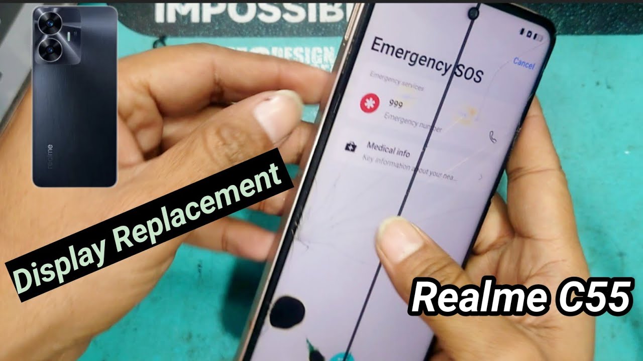 Realme C55 Disply Change 