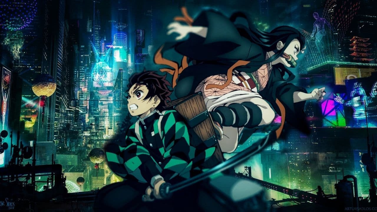 DEMON SLAYER X CYBERPUNK|AMV| MAX BRHON-CYBERPUNK|