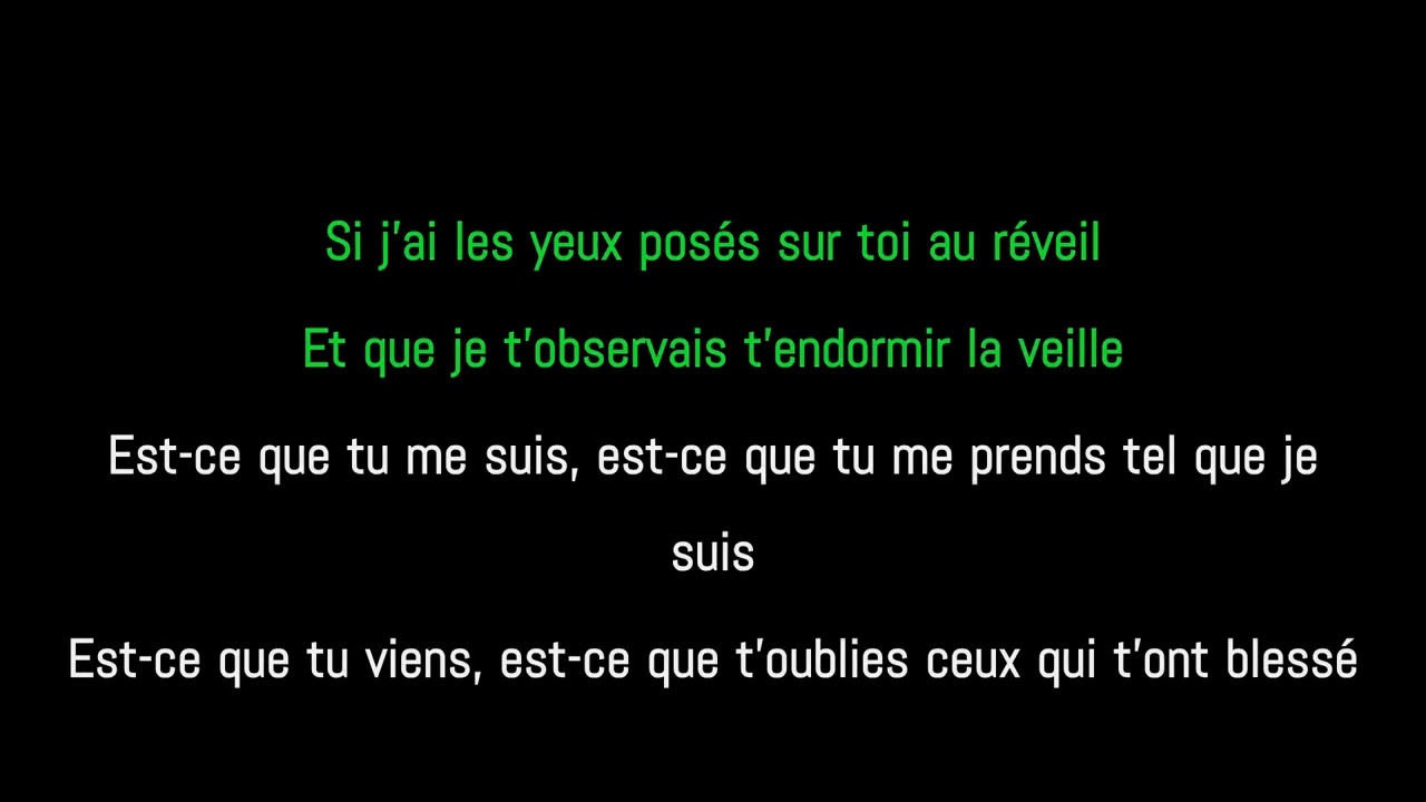 Kery James et Camille Lelouche, Avec des Si (Karaoké Piano/ Avec Voix)