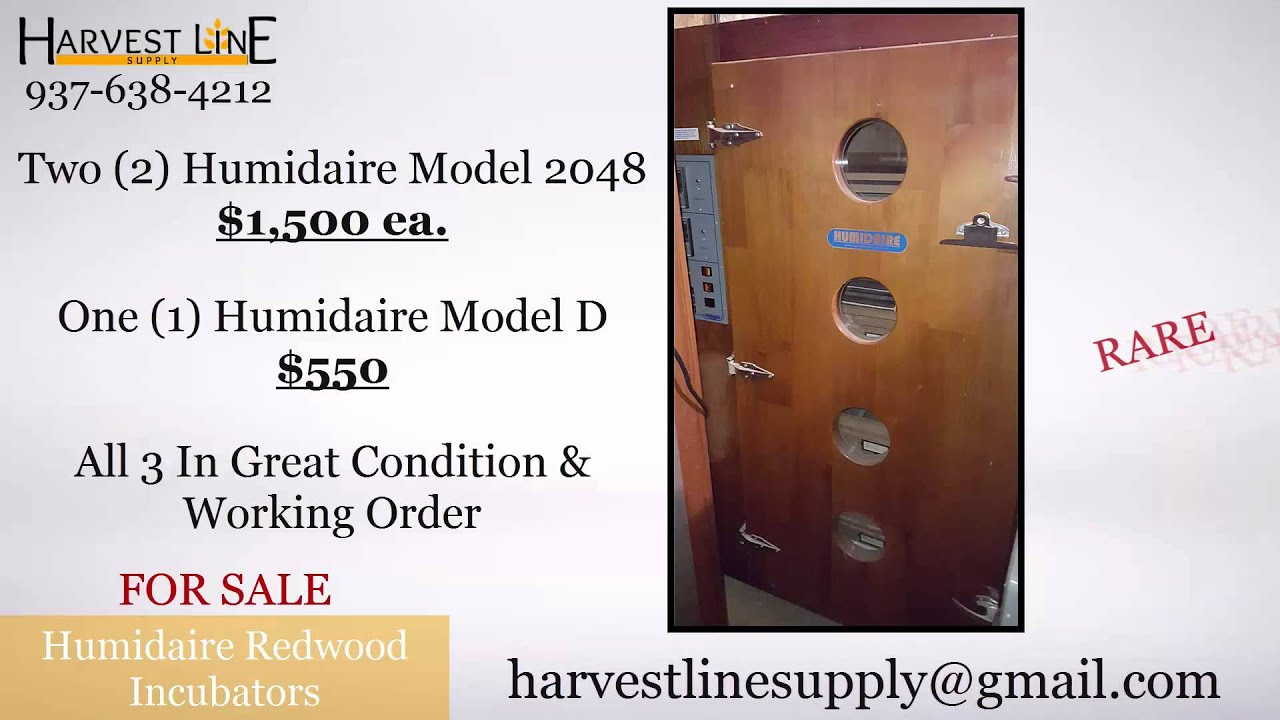 Humidaire Redwood Incubator Model 2048 & Hatcher Model D | Harvest Line Supply