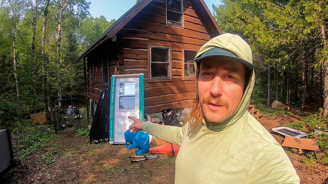 Replacing Our Cabin Door – Long Overdue Upgrade!