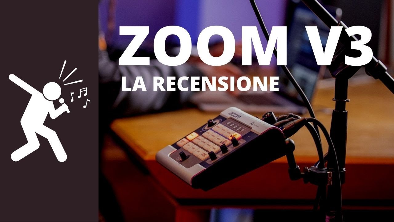 ZOOM V3 - Vocoder, Harmonizer, Pitch correction, compatto e molto potente