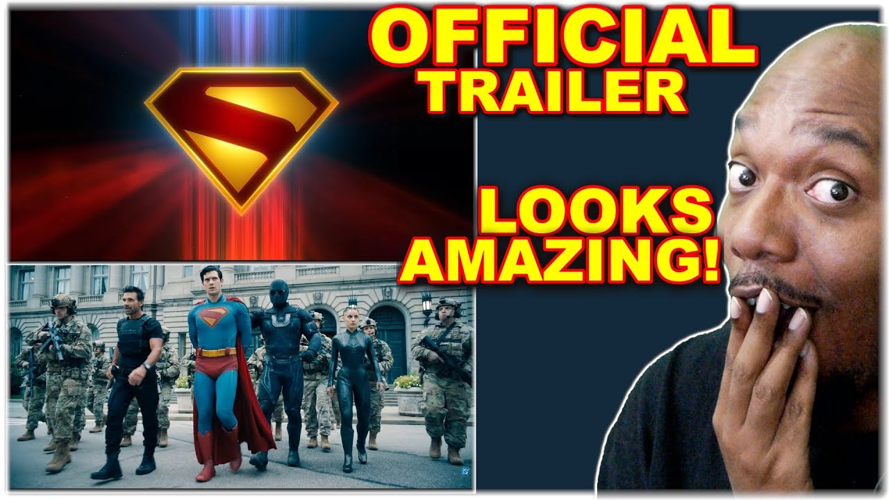 I was WRONG! Superman | Official Trailer REACTION