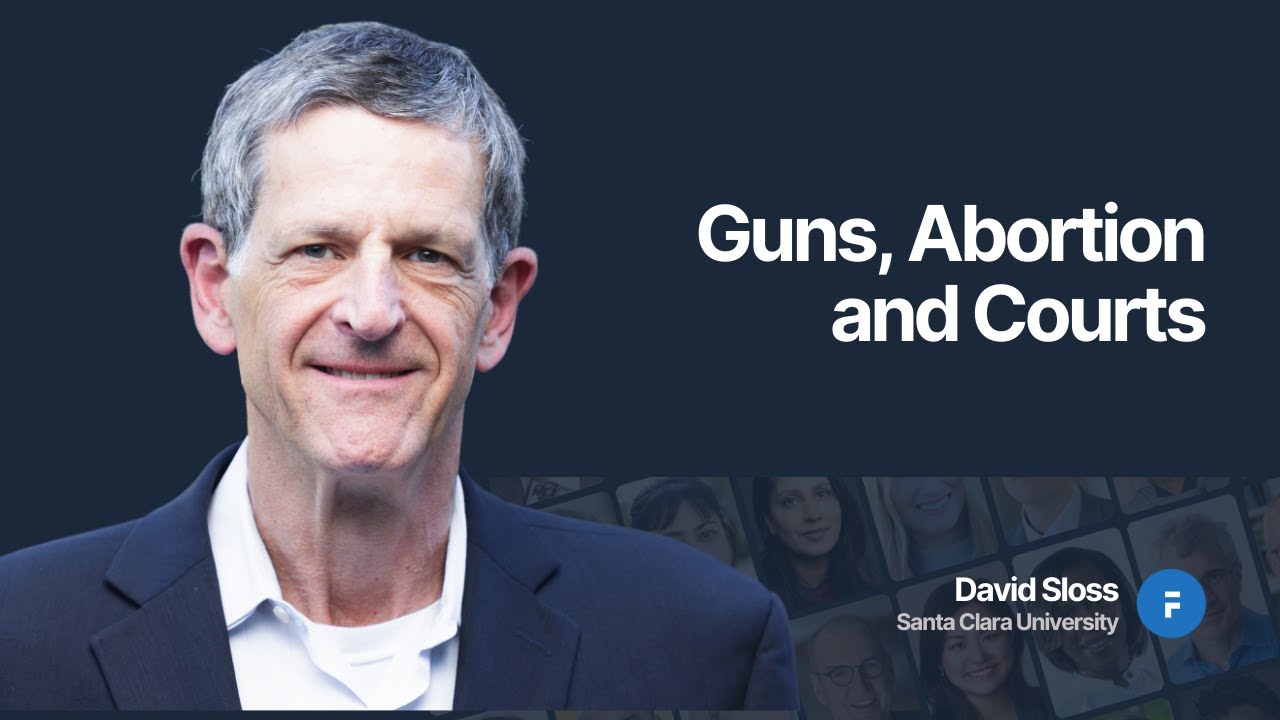 SCU Law Professor, Davis Sloss, shares a clip about his article, 